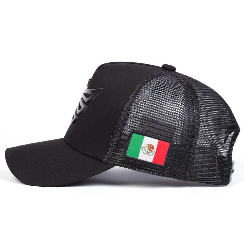 Unisex Mexican Eagle Label Baseball Net Caps