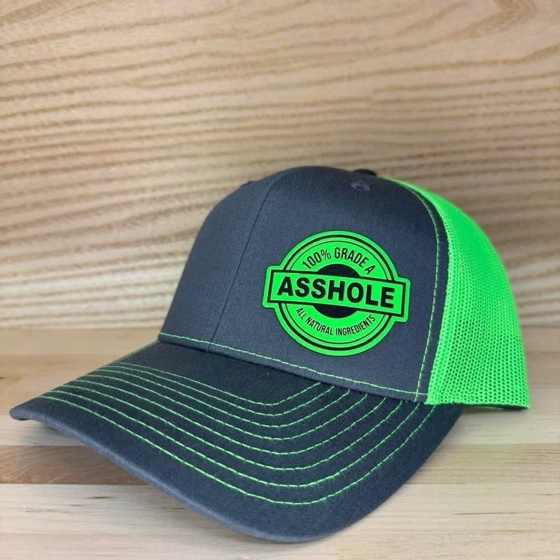 100% Grade A Asshole SnapBack Trucker Hat