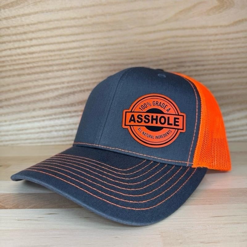 100% Grade A Asshole SnapBack Trucker Hat