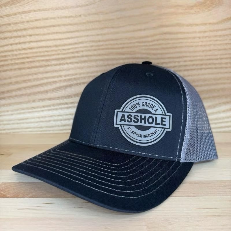 100% Grade A Asshole SnapBack Trucker Hat