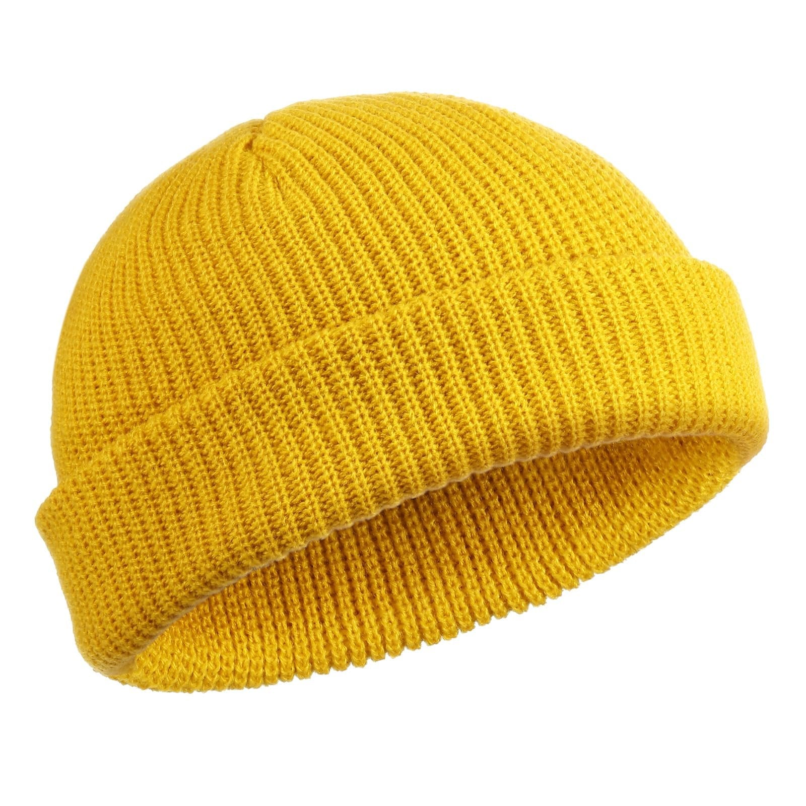 Soft Acrylic Knit Trawler Beanie Watch Hat for Winter