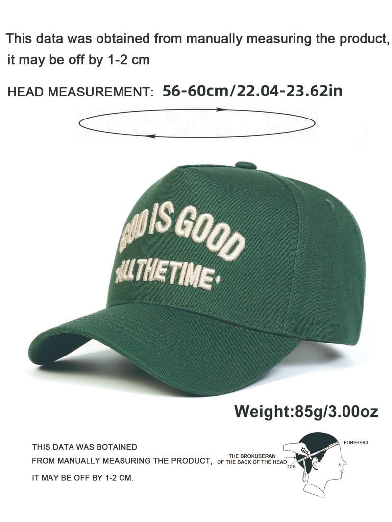 GOD IS GOOD ALL THE TIME Embroidered Trucker Hat