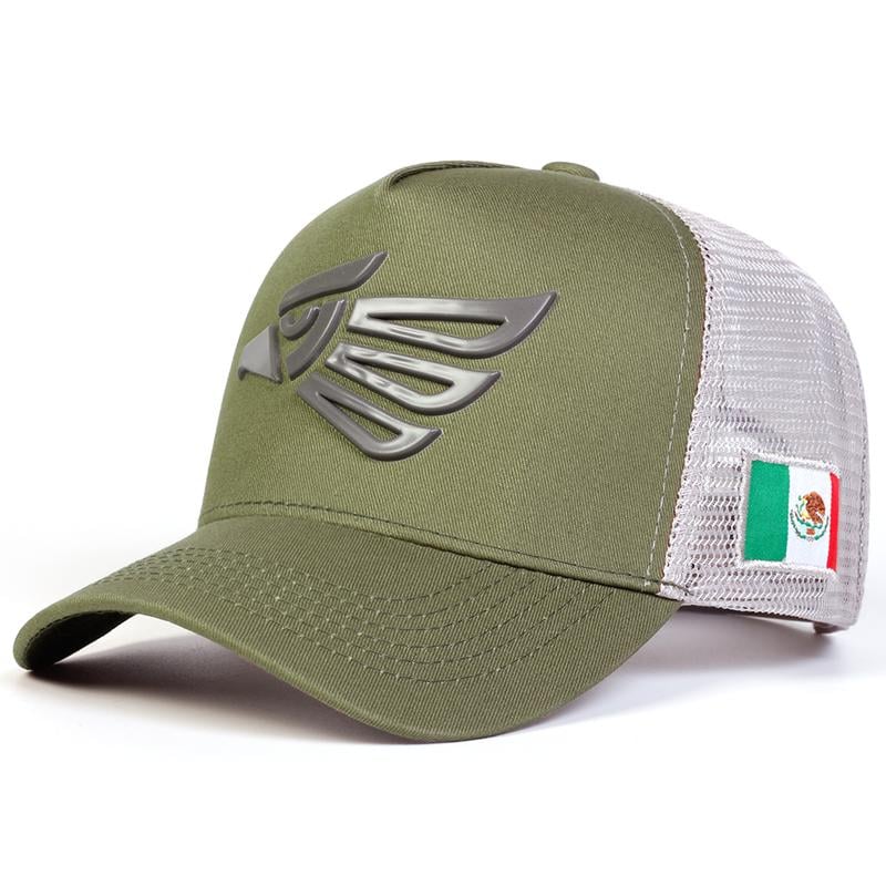 Unisex Mexican Eagle Label Baseball Net Caps