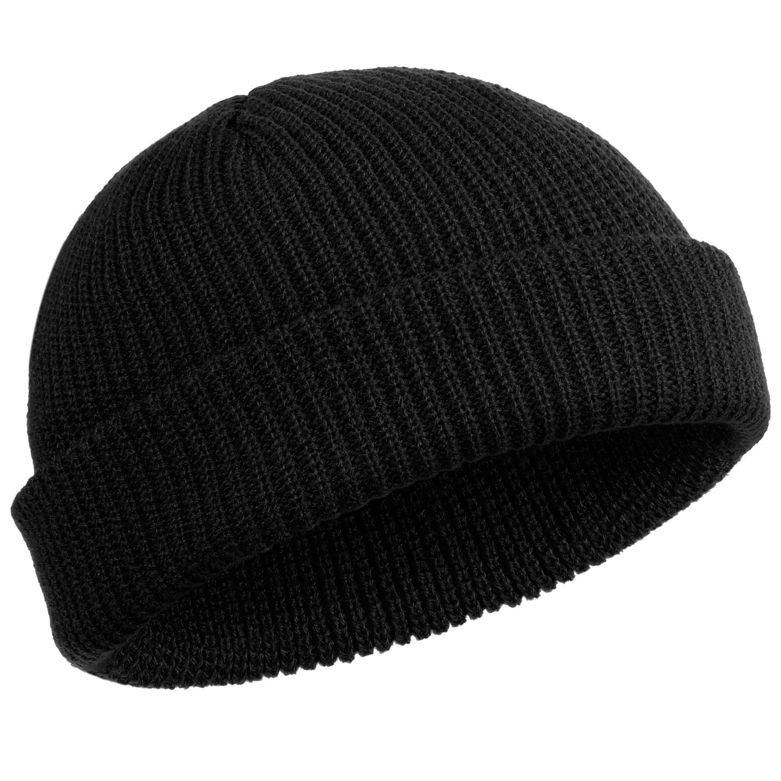 Soft Acrylic Knit Trawler Beanie Watch Hat for Winter