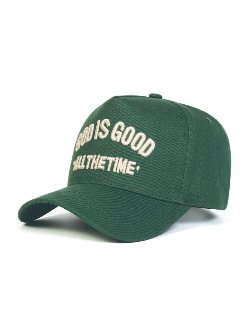 GOD IS GOOD ALL THE TIME Embroidered Trucker Hat