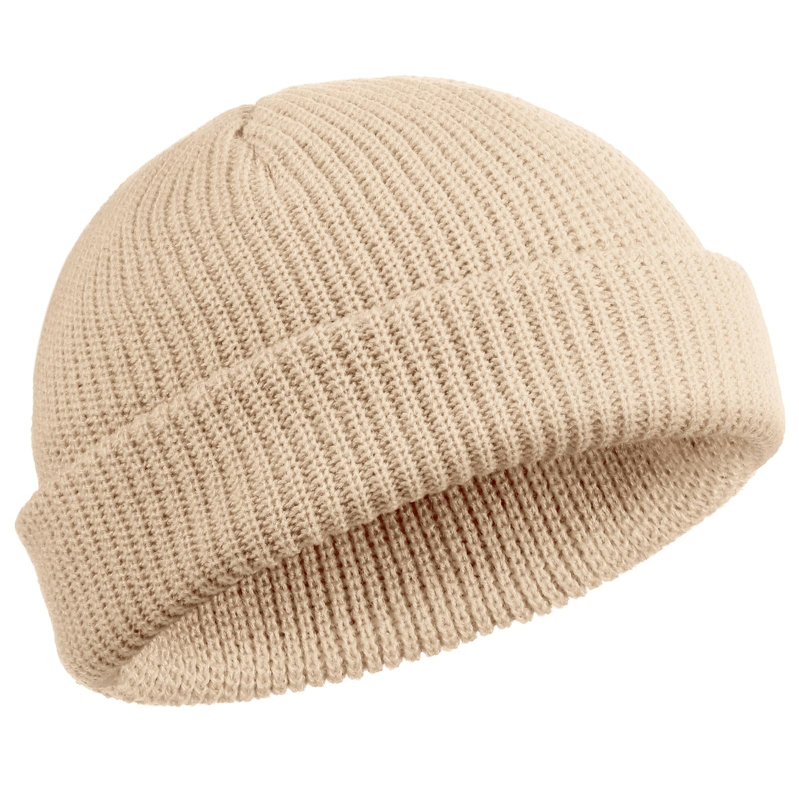 Soft Acrylic Knit Trawler Beanie Watch Hat for Winter