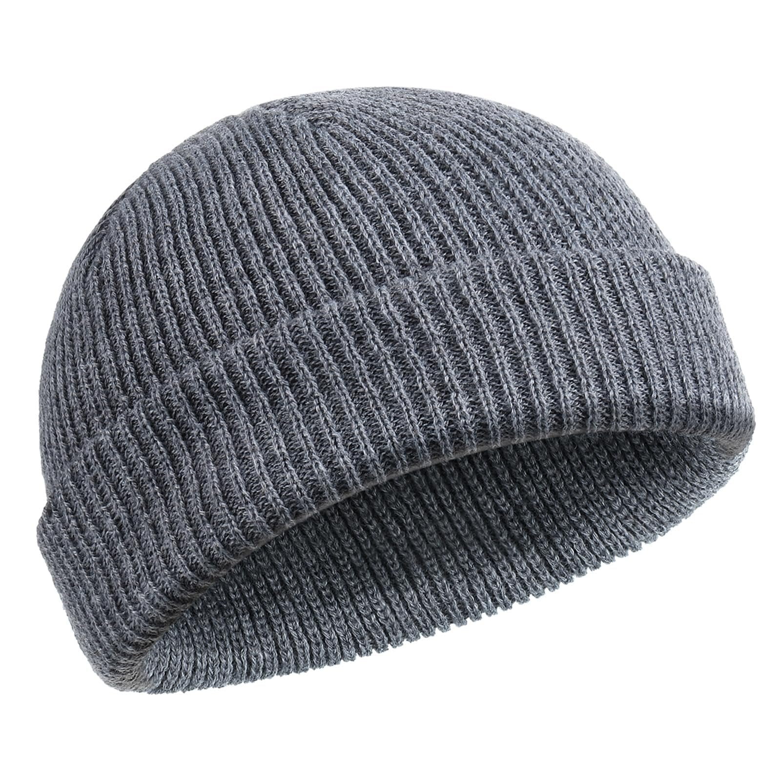 Soft Acrylic Knit Trawler Beanie Watch Hat for Winter