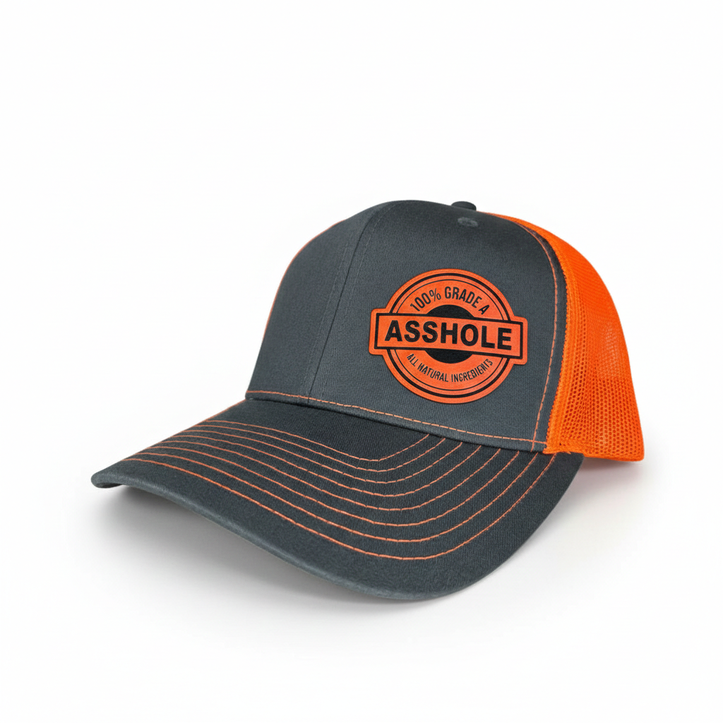100% Grade A Asshole SnapBack Trucker Hat
