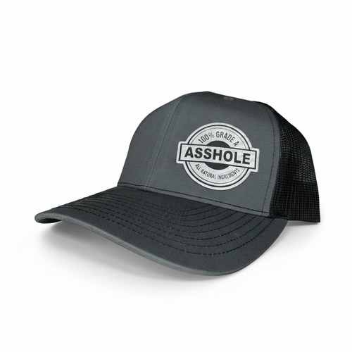 100% Grade A Asshole SnapBack Trucker Hat