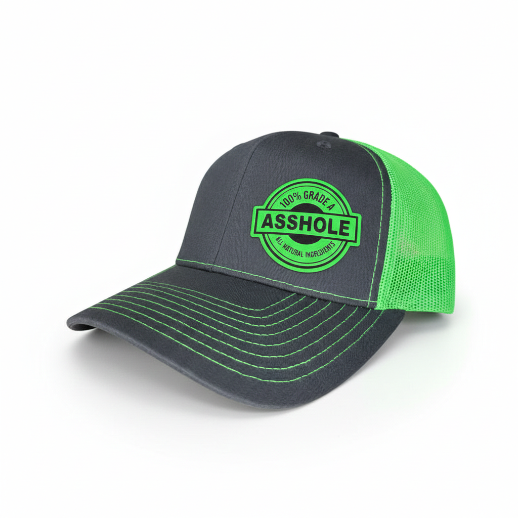 100% Grade A Asshole SnapBack Trucker Hat