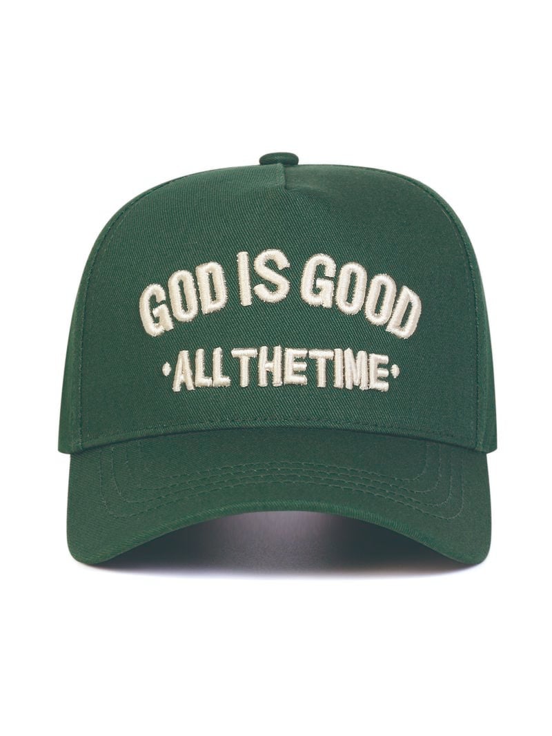 GOD IS GOOD ALL THE TIME Embroidered Trucker Hat