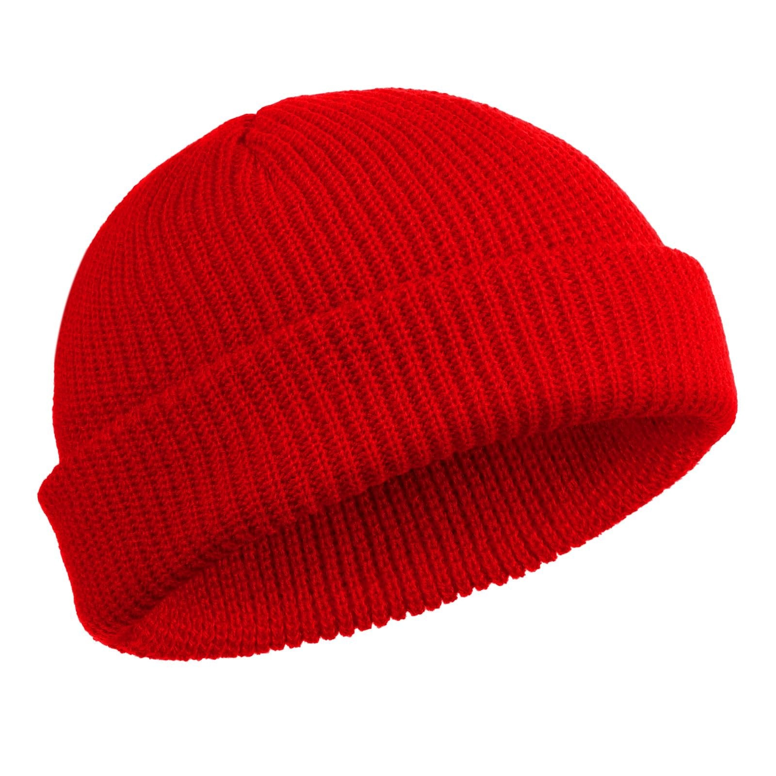 Soft Acrylic Knit Trawler Beanie Watch Hat for Winter