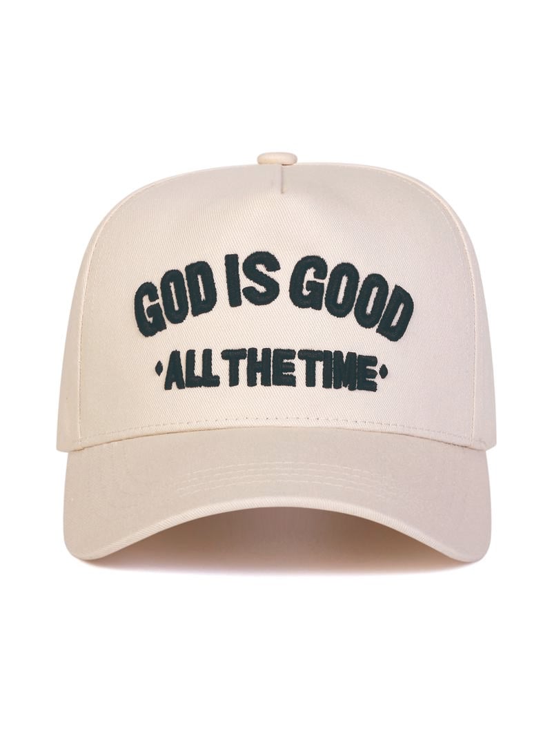 GOD IS GOOD ALL THE TIME Embroidered Trucker Hat
