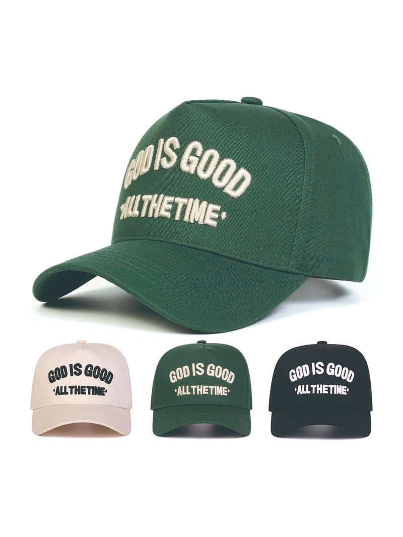 GOD IS GOOD ALL THE TIME Embroidered Trucker Hat